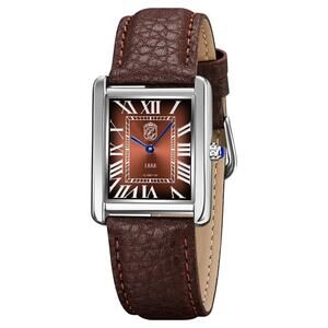 Pierre Lucerne Root Beer Sunurst Dial 1888‎ Mens Tank Watch